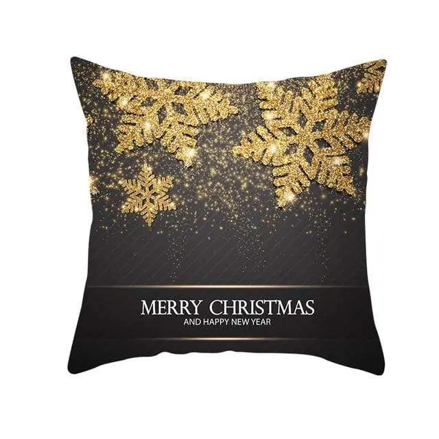 Coussin Noel Noir-Housse de France