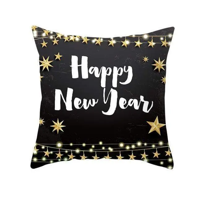 Coussin Noel Noir-Housse de France