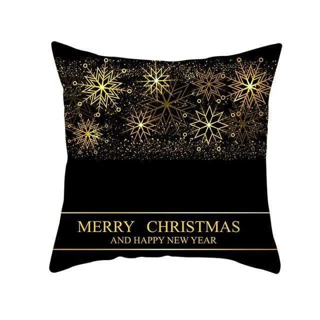 Coussin Noel Noir-Housse de France