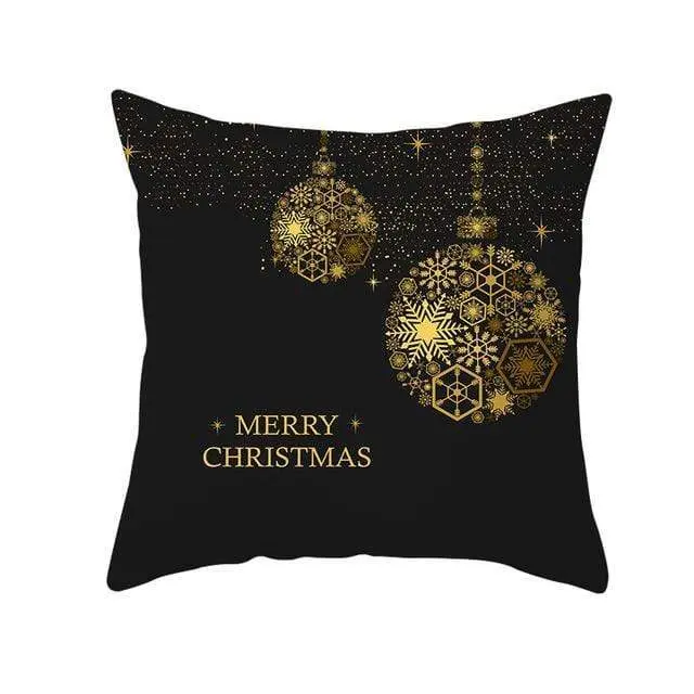 Coussin Noel Noir-Housse de France