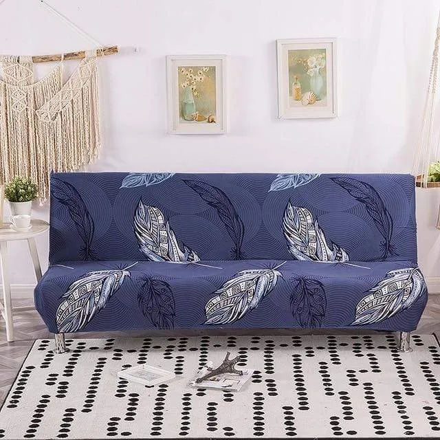 GEOBED - Housse canapé-lit extensible, sans bras et sans accoudoir