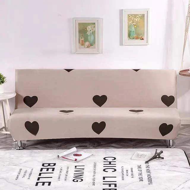 GEOBED - Housse canapé-lit extensible, sans bras et sans accoudoir