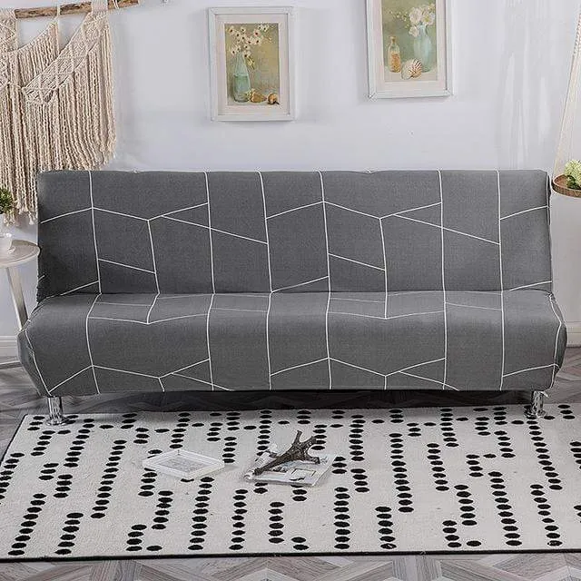 GEOBED - Housse canapé-lit extensible, sans bras et sans accoudoir