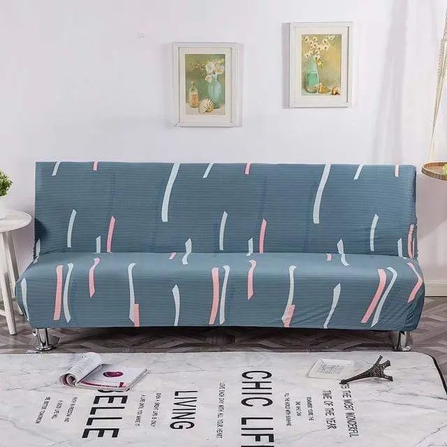 GEOBED - Housse canapé-lit extensible, sans bras et sans accoudoir