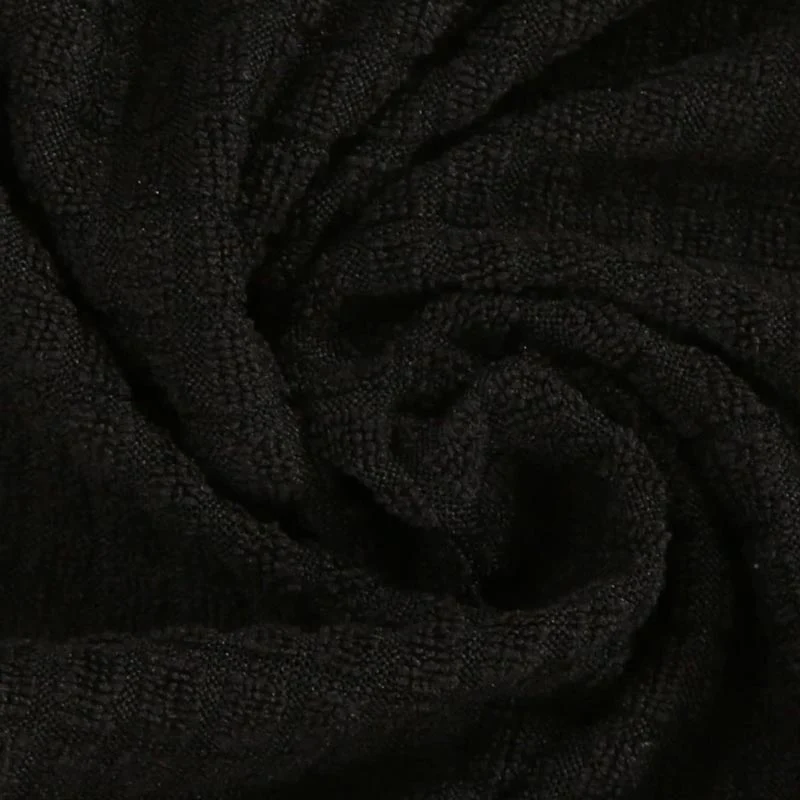 Housse Pour Fauteuil Crapaud Jacquard Noir