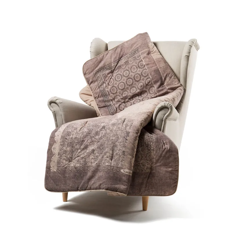 Plaid Scaldotto in Cotone Pettinato Living Caleffi Moderno
