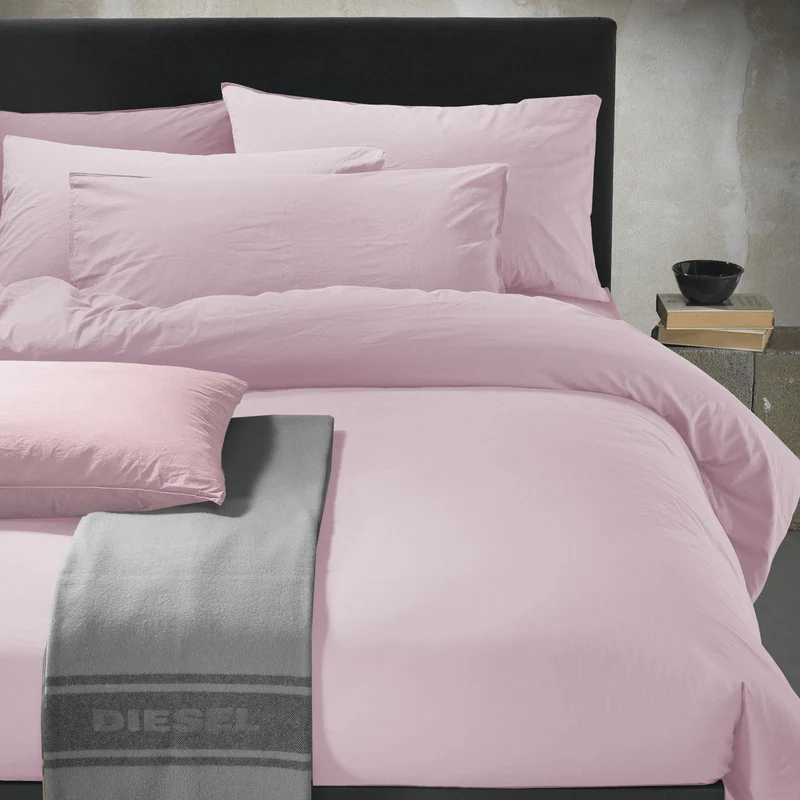Copripiumino con federe solid stone in Cotone