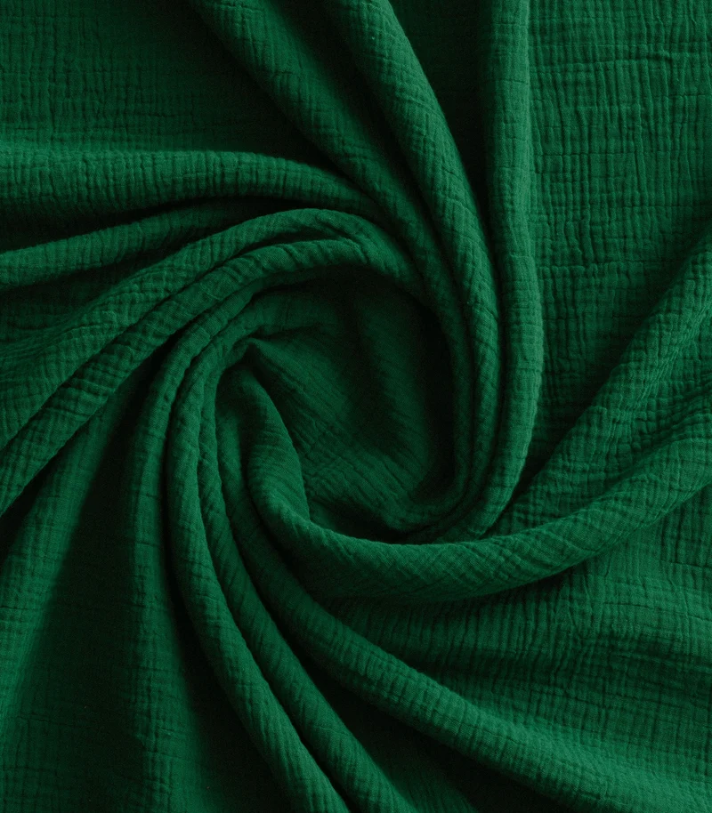 Taies d'oreiller en gaze de coton - Vert romarin