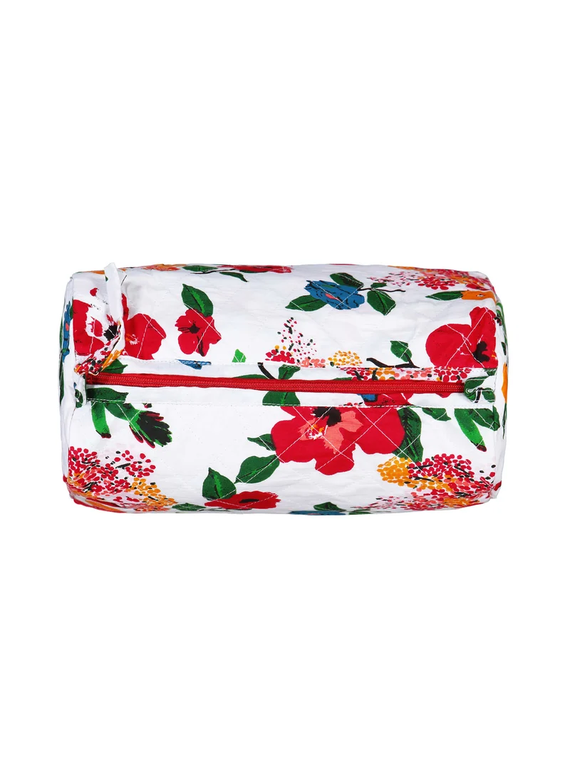 Trousse de toilette matelassée ronde