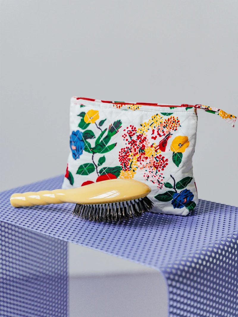 Trousse de toilette matelassée