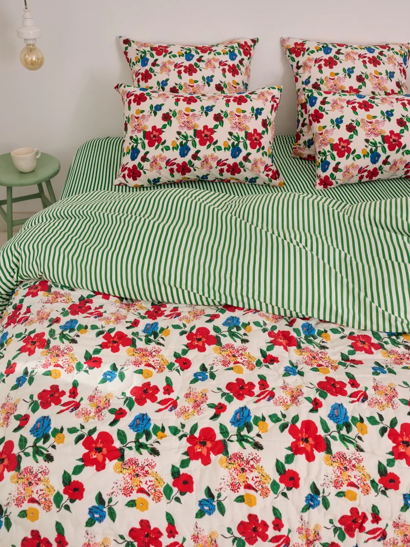 Plaid matelassé réversible
