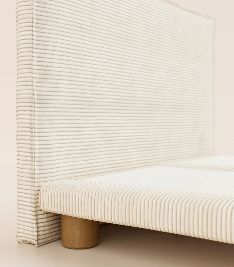 Lit Grand Ours - Velours Sahara