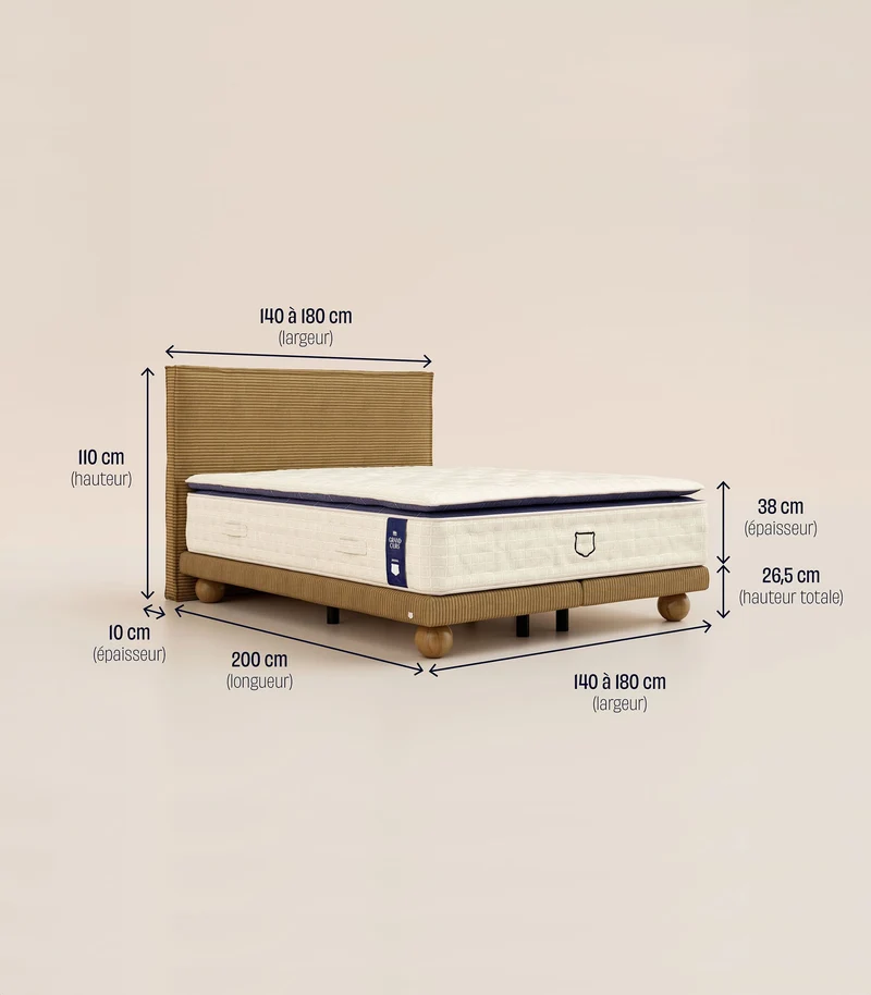 Lit Grand Ours – Bouclette Ardoise