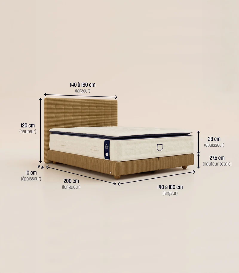 Lit Grand Ours – Bouclette Ardoise