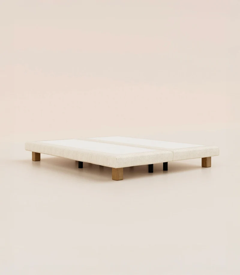 Sommier Grand Ours - Velours Sahara