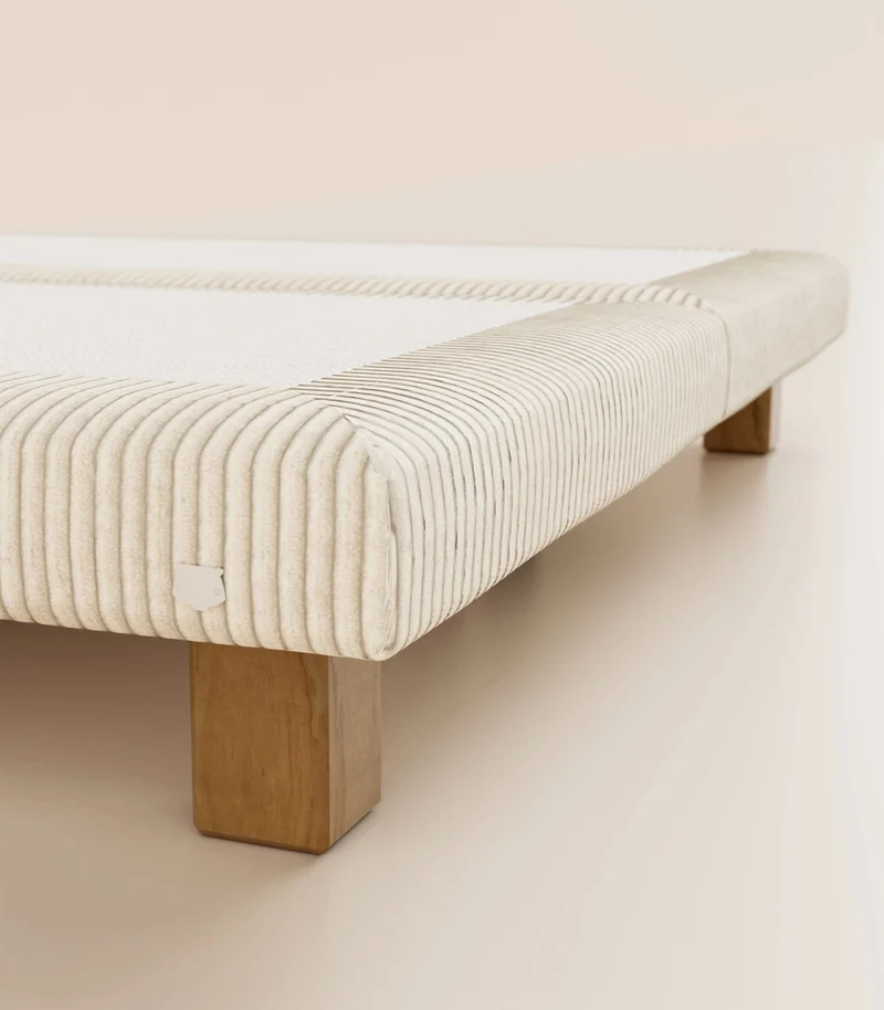 Sommier Grand Ours - Velours Sahara
