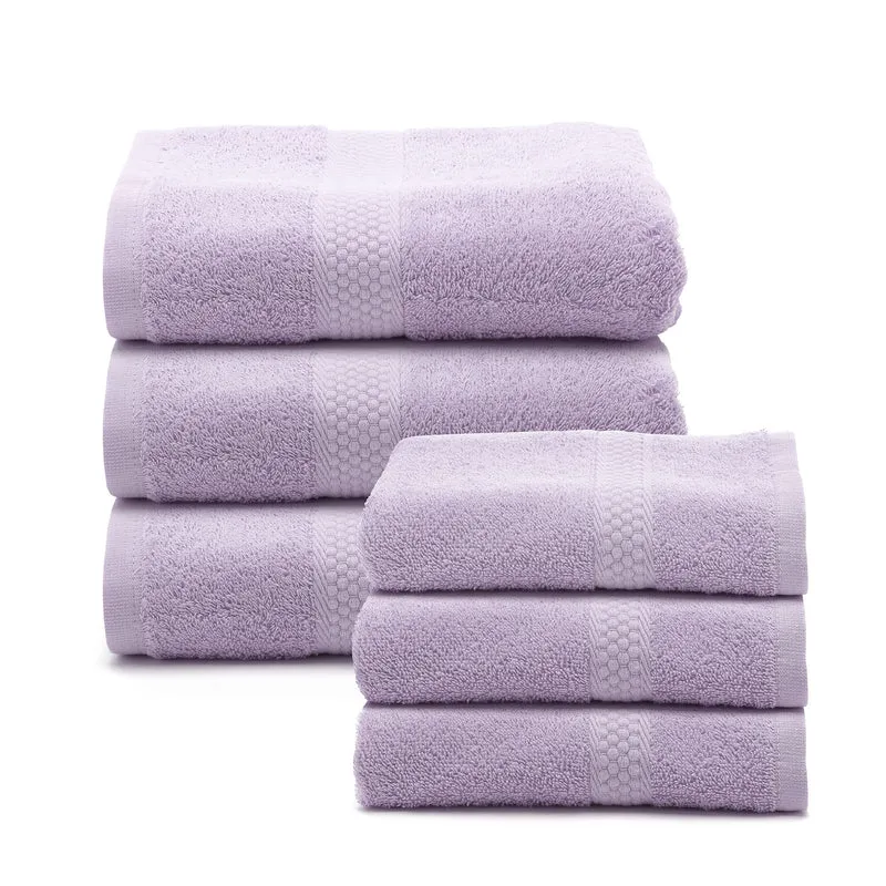 Set asciugamani in spugna Viso e ospite in Cotone 450 gr/mq