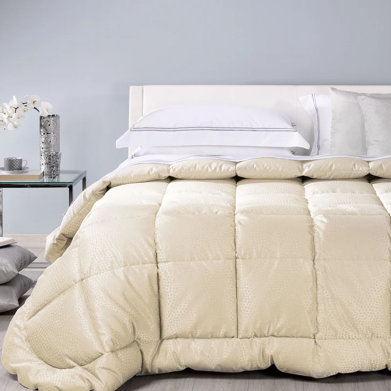 Trapunta in Piuma resort Barocco in Raso Jacquard 230 gr/mq
