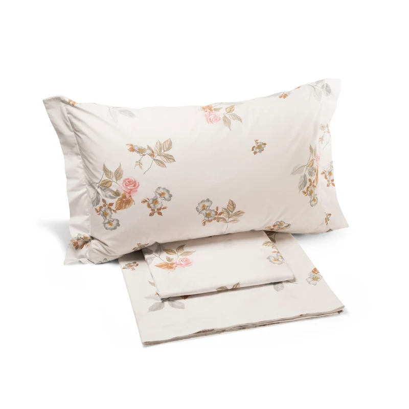 Completo Lenzuola in Percalle Armonia Dreaming Floreale